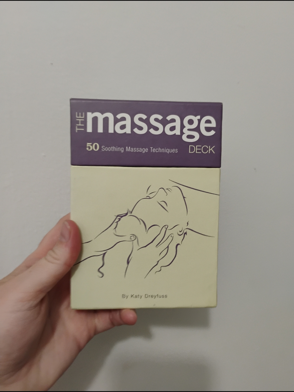 Chronicle Books The Massage Deck - Purple and Cream